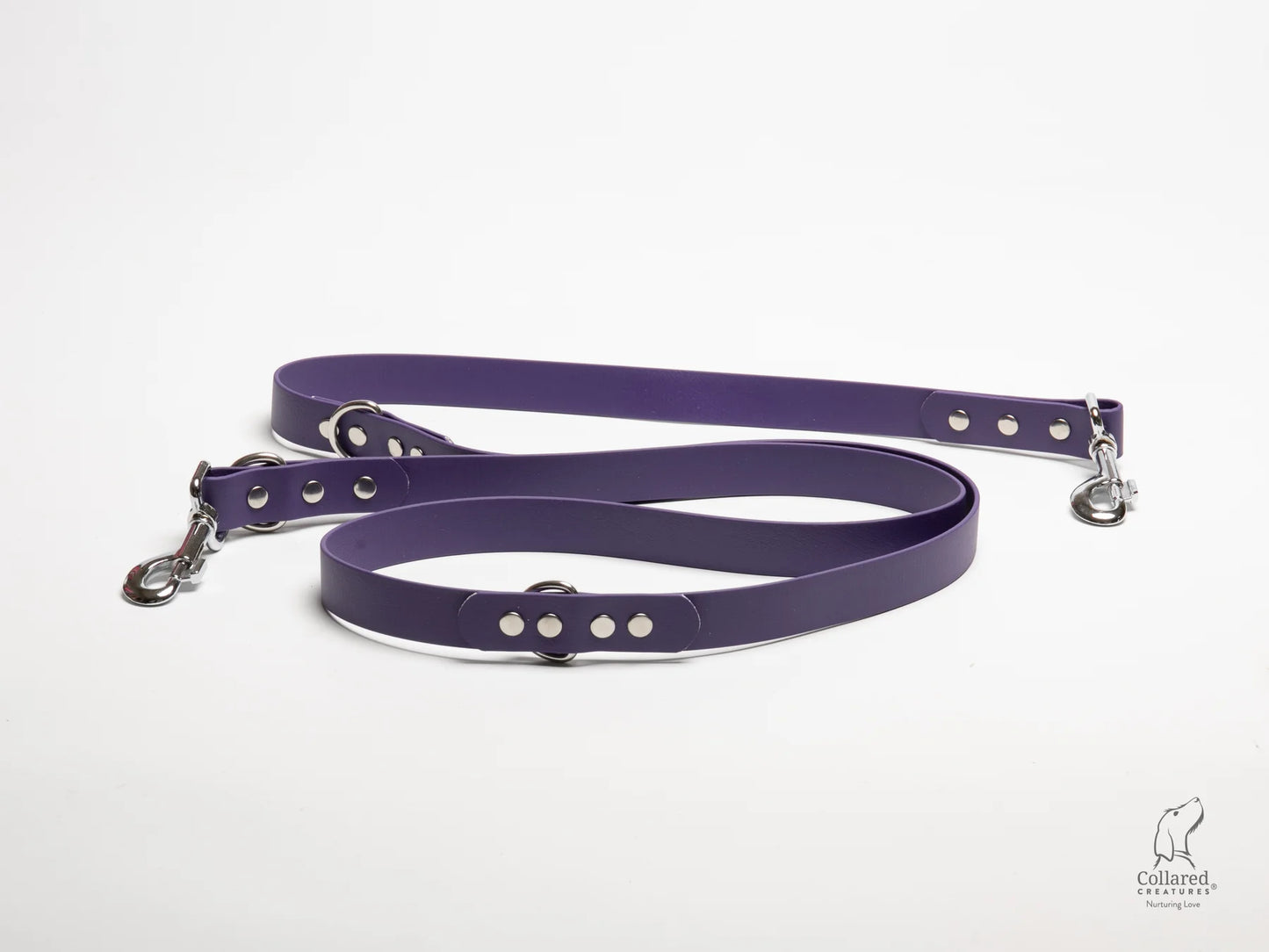 waterproof Training dog leads UK made Violet