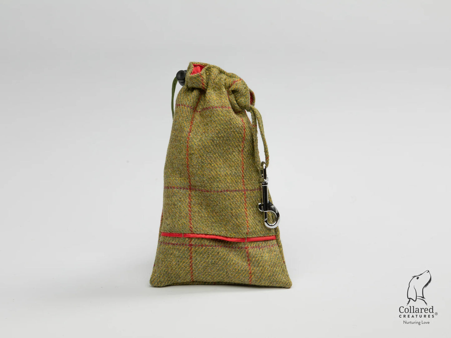 Collared Creatures Harris Tweed Treat bag Yorkshire Tweed