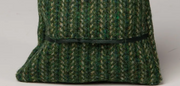 Harris tweed Dog Bow Tie Dashes of Green