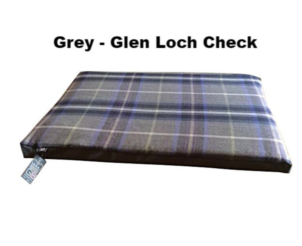 Snooza Dog Crate Mat Glen Loch Grey