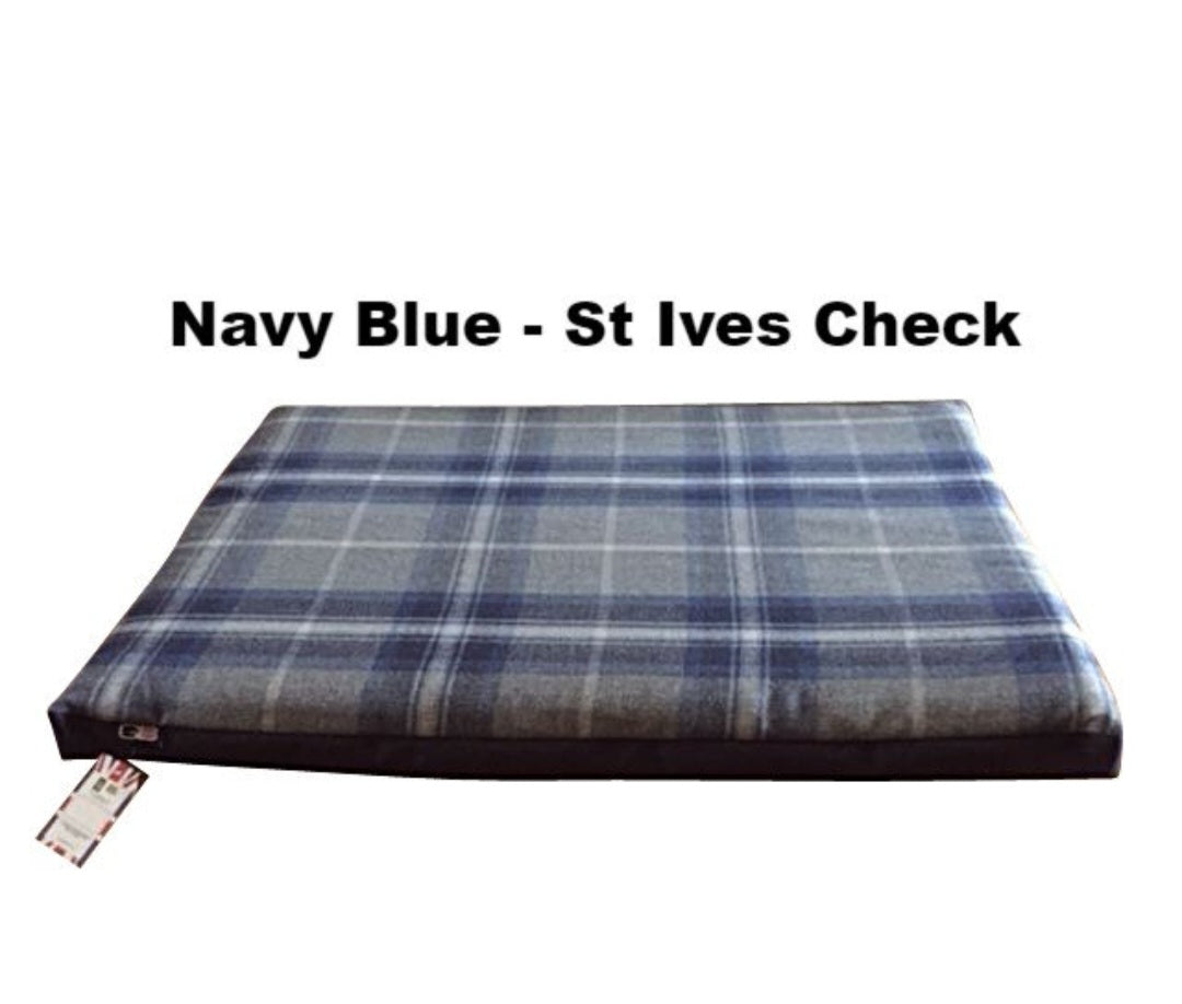Snooza Dog Crate Mat St Ives Navy