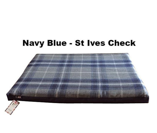 Snooza Dog Crate Mat St Ives Navy