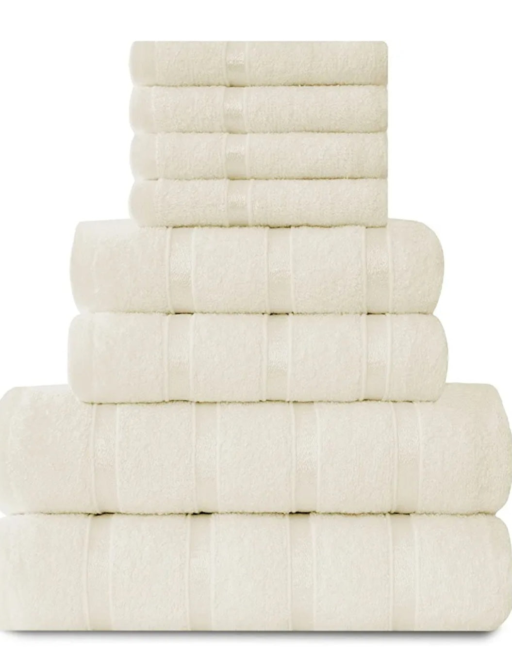 Personalised embroidered towel White